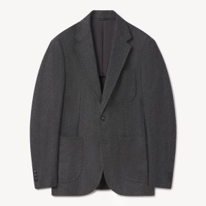 Italian Wool Flannel Graduate Blazer