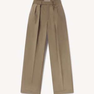Paperweight Poplin Pleated Trouser